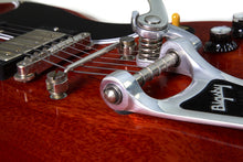 Load image into Gallery viewer, BIGSBY B3 installed on a 1961 GIBSON SG TOWNER DOWN TENSION BAR
