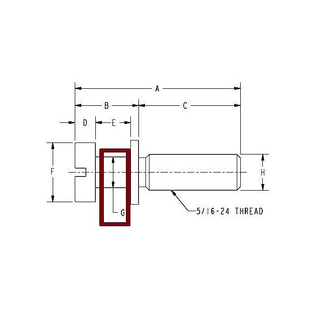 Stop Tailpiece Stud Specs